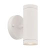 White LED Dimmable Outdoor Hanging Light With White Shades