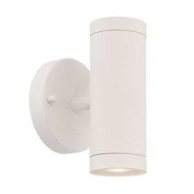 White LED Dimmable Outdoor Hanging Light With White Shades
