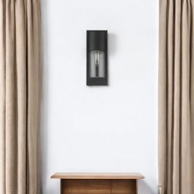 Black And Clear Transparent Dimmable Outdoor Hanging Light With Black And Clear Shades