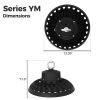 LED UFO High Bay Light - Series YM - 160 Watt - 24,000 Lumens