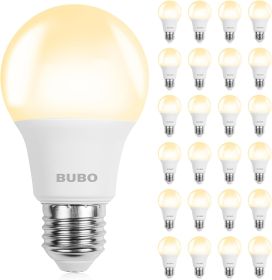 BUBO A19 LED Light Bulbs, 40 Watt Equivalent LED Bulbs, Soft White 2700K, 550 Lumens, E26 Standard Base, Non-Dimmable