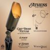 Athens Low Voltage Landscape Lighting Outdoor Spotlight, Antique Bronze