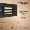 2W 240-Lumen Walker External Step Light, Black