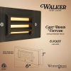 2W 240-Lumen Walker External Step Light, Antique Bronze