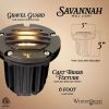 Savannah Landscape Well Light with Gravel Guard, Antique Bronze