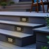 2W 240-Lumen Walker External Step Light, Antique Bronze