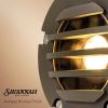 Savannah Landscape Well Light with Gravel Guard, Antique Bronze