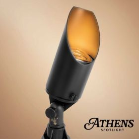 Athens Low Voltage Landscape Lighting Outdoor Spotlight, Black