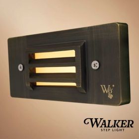2W 240-Lumen Walker External Step Light, Antique Bronze