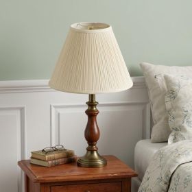 15" Ivory Deep Cone Slanted Broadcloth Lampshade