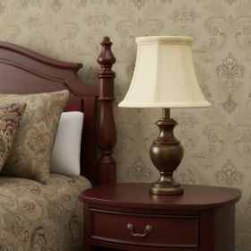 6" Ivory Slanted Set of 6 Chandelier Dupioni Lampshades