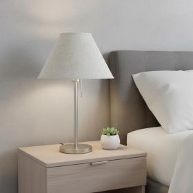 Light Brown Linen Plain Empire Lamp Shade