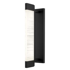 Black Crackled LED Dimmable Outdoor Hanging Light