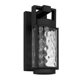 Black Hammered LED Dimmable Outdoor Hanging Light