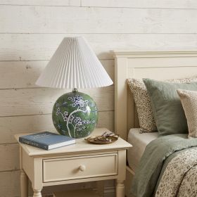 20" Clear Novelty Table Lamp With Cone Shade
