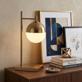 21" Gold Table Lamp LED