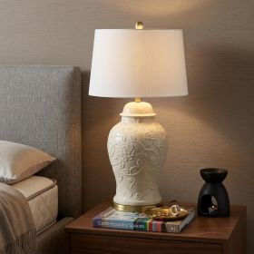 30" Gold Novelty Table Lamp LED With Empire Shade