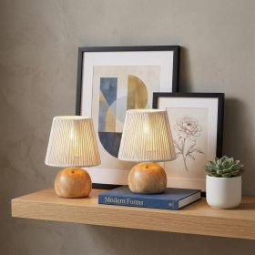 8" Brown Novelty Desk Lamp With Novelty Shade