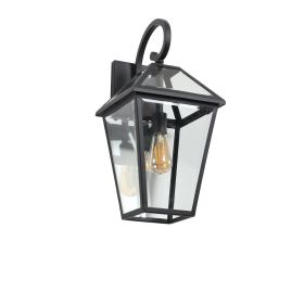 Black Transparent Outdoor Hanging Light